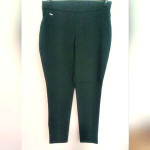 New Nine West Dark Green Pull On Jeans / Size 14